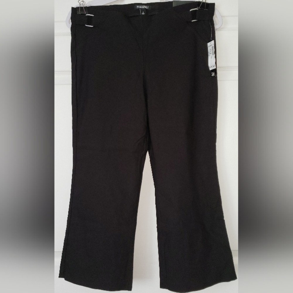 Womens Black Size 4 Roz & Ali Crop Pants